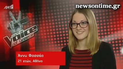 newsontime.gr - The Voice 2 «Blind Auditions»  ΑΝΝΥ ΦΑΣΣΕΑ