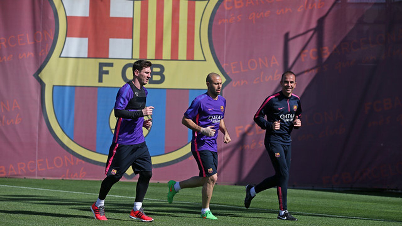 Training session (02/04/15): More back for training