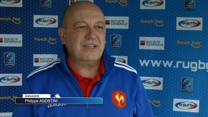 Interview French Team Manager before semi-final of U18 European Championship 2015