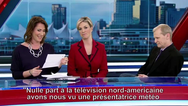 Une présentatrice enceinte répond aux lettres d'insultes