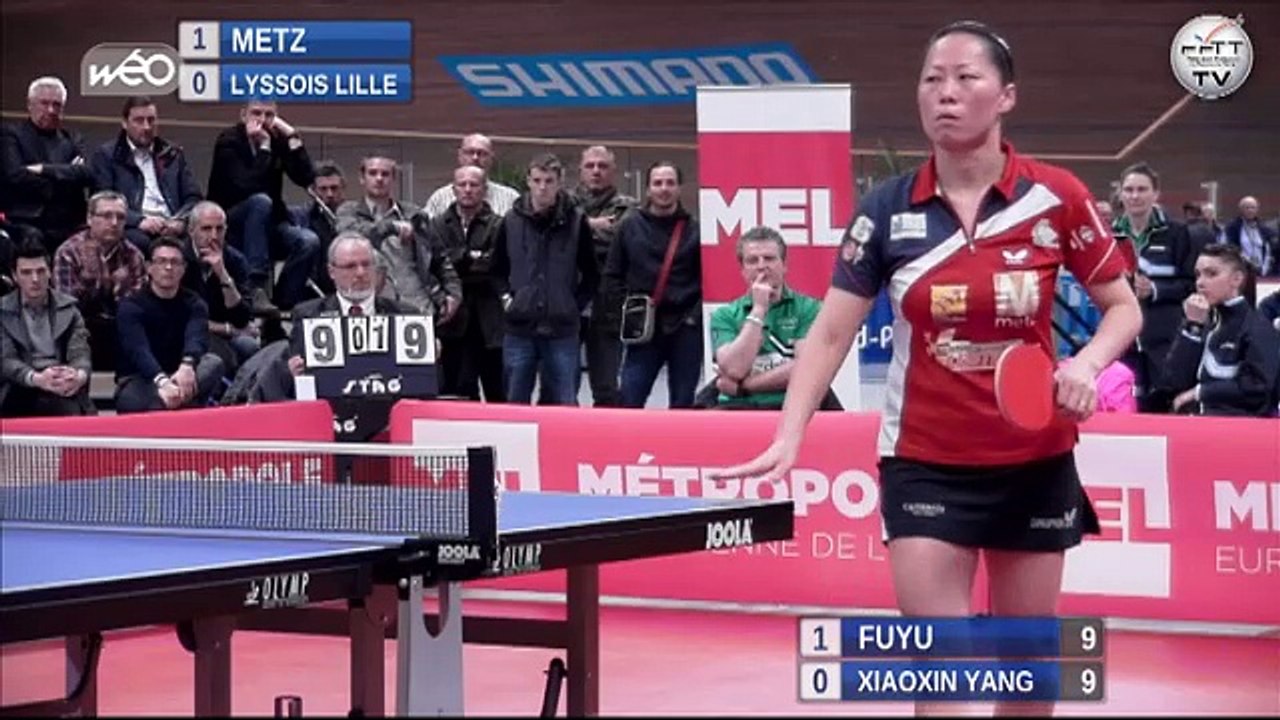 Championnat de France de tennis de table  :  Lys-lez-Lannoy - Metz (partie 1)