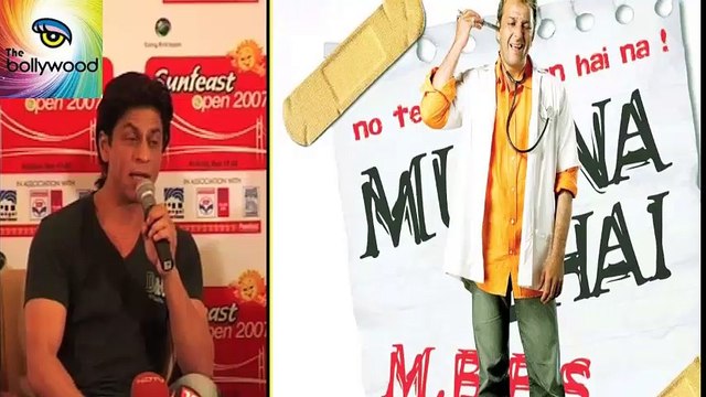 Shah Rukh Khan- The ORIGINAL Choice For Munna bhai MBBS - The Bollywood