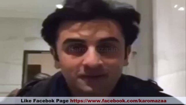 Bollywood Actor Ranbir Kapoor Sends A Video Message to Pakistani Actress Mawra Hocane_x264