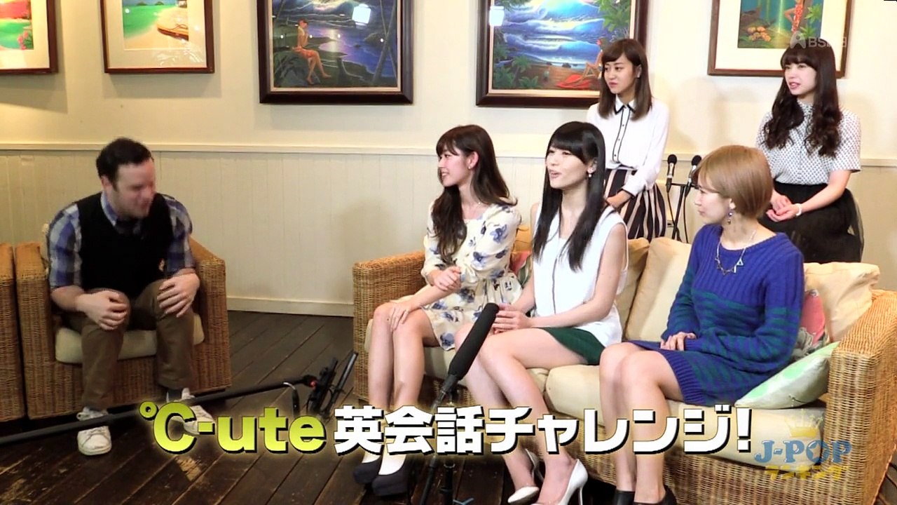 J-POP Ranking English conversation Challenge C-ute 150328
