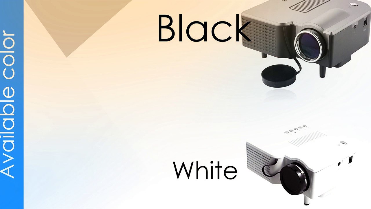 iBaste 60 Portable Mini New LED +LCD Home Cinema Theater Projector