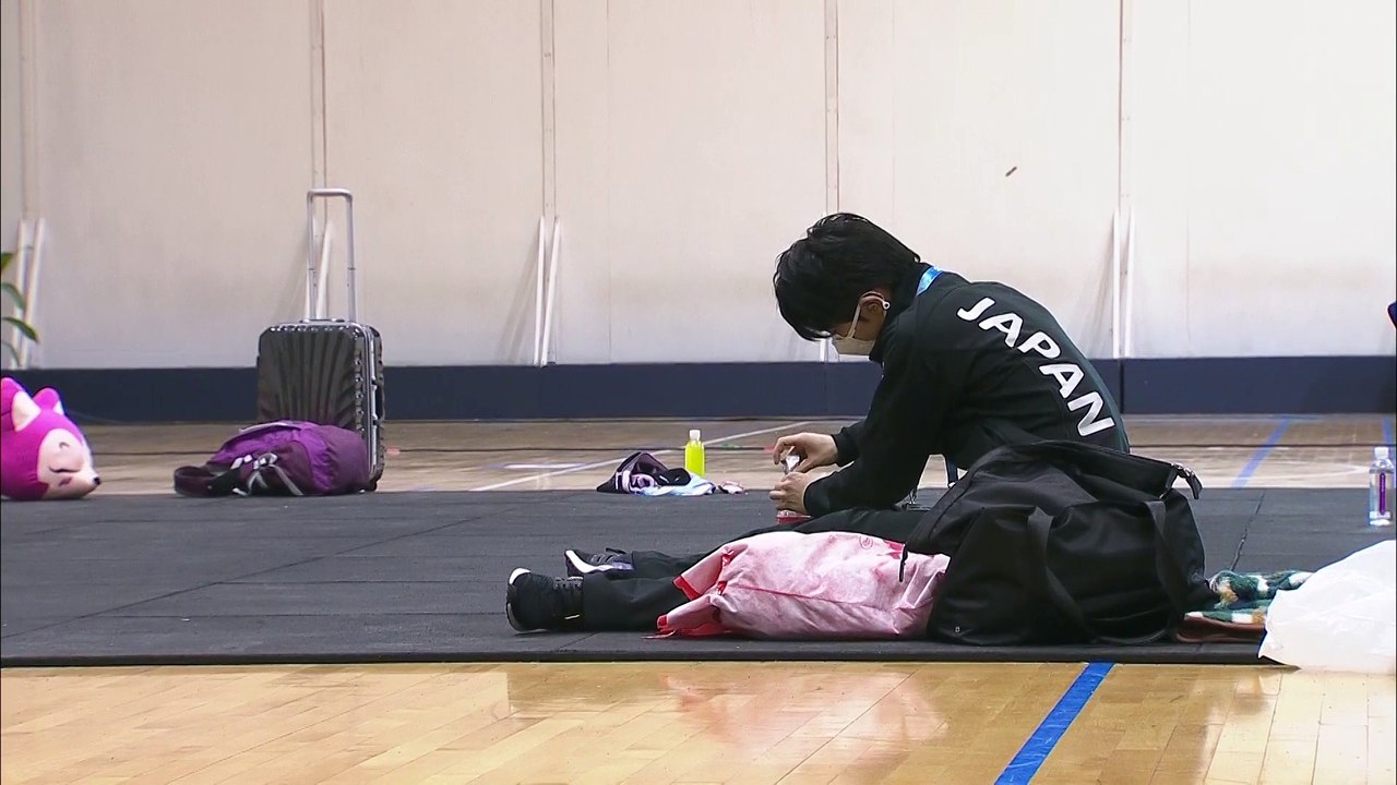 20150327 (CCTV中国中央テレビ) 羽生結弦　試合直前準備 Yuzuru Hanyu Preparing for the Performance