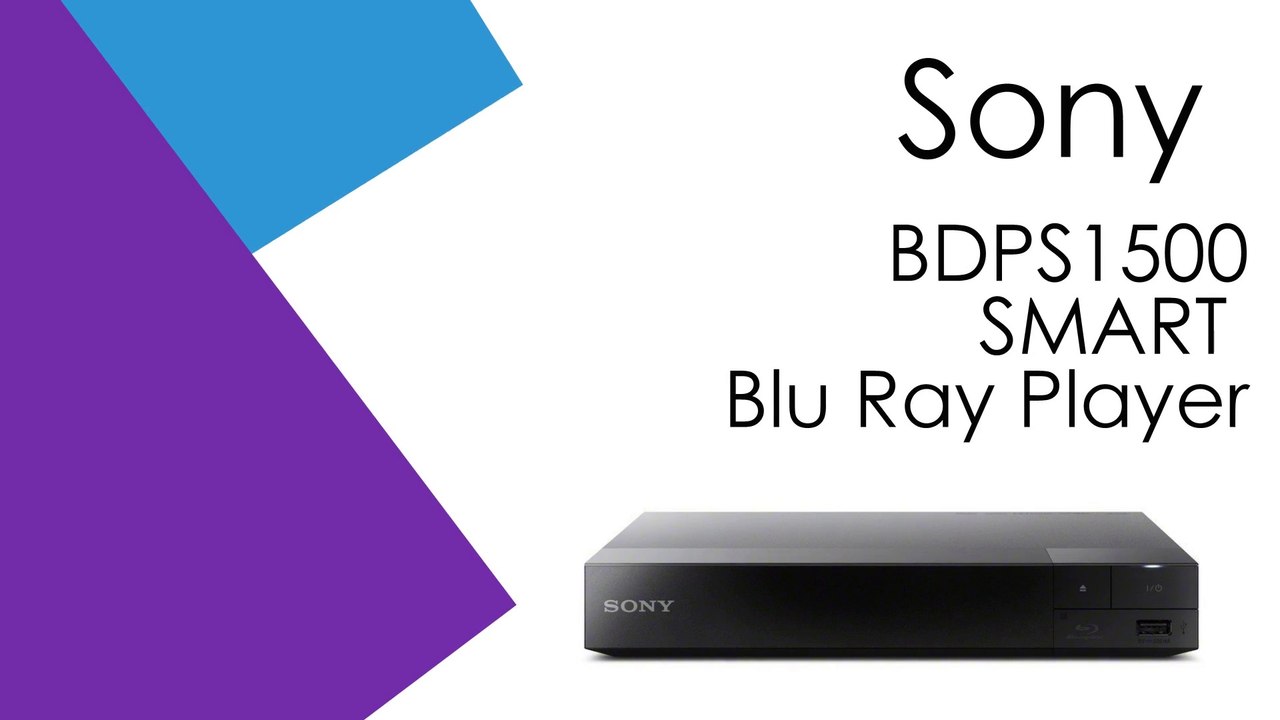Sony BDP S1500 SMART Blu Ray Player