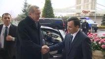 Cumhurbaşkanı Erdoğan Anayasa Mahkemesi Başkanı Arslan?ı Ziyaret Etti