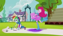 MLP- Equestria Girls - Rainbow Rocks - Cortos Animados [5º Corto] Al Ritmo de Pinkie (Español Latino)