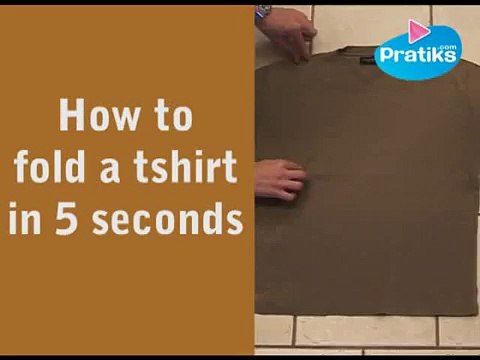 Comment Plier un T-Shirt en Trois Secondes : La Technique du Pincé Magique !