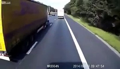 Never cut across all lanes!