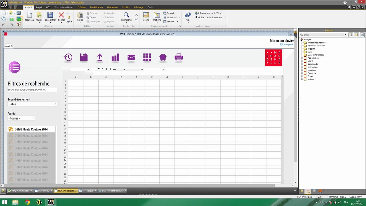 Découvrez comment créer un tableur en 3 min avec WINDEV