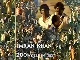 Rare Video of Imran Khan Bowling  demolishing Indian Batting