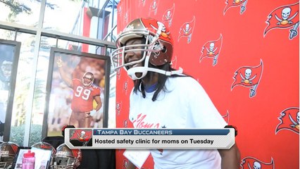 Buccaneers hosted safety clinic for moms