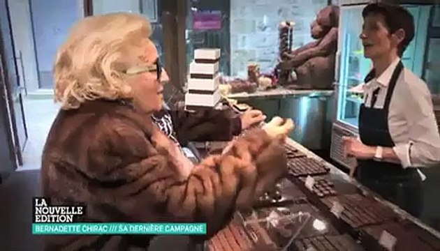 Bernadette Chirac est agacée par un jeune journaliste