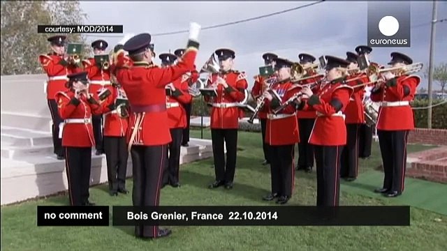 100 years on - British World War I soldiers reinterred with full military honours