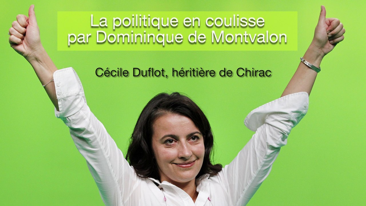 Cécile Duflot, héritière de… Jacques Chirac