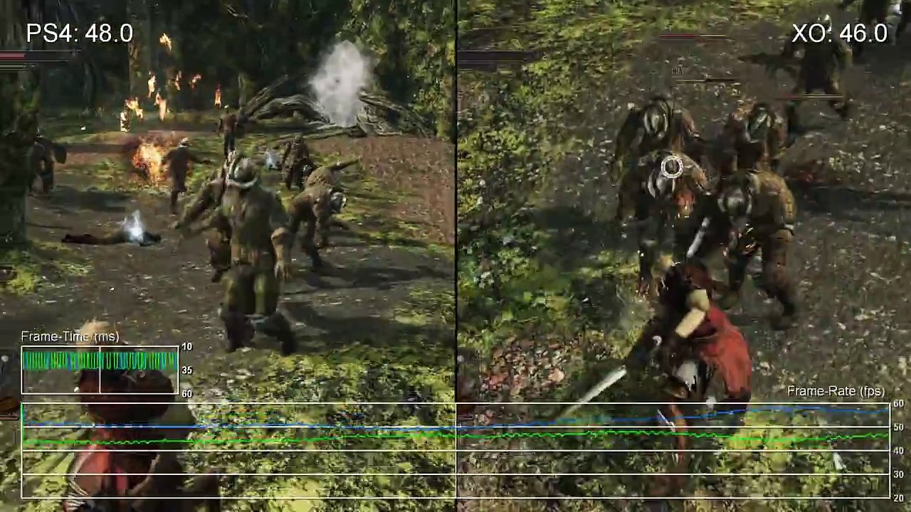 Dark Souls 2 PS4 vs Xbox One Gameplay Frame-Rate Test [60fps]