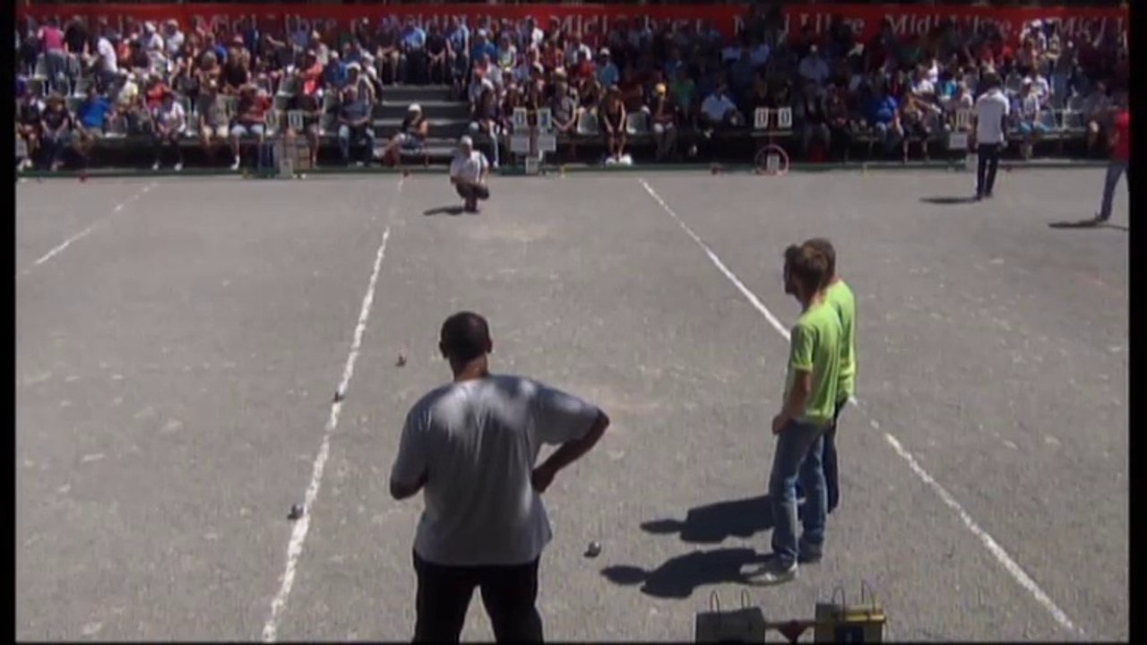 Mondial de Millau 2014 : quart du doublette CORTES vs LE BOURGEOIS