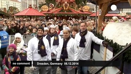 Dresden - Giant Christmas cake - no comment