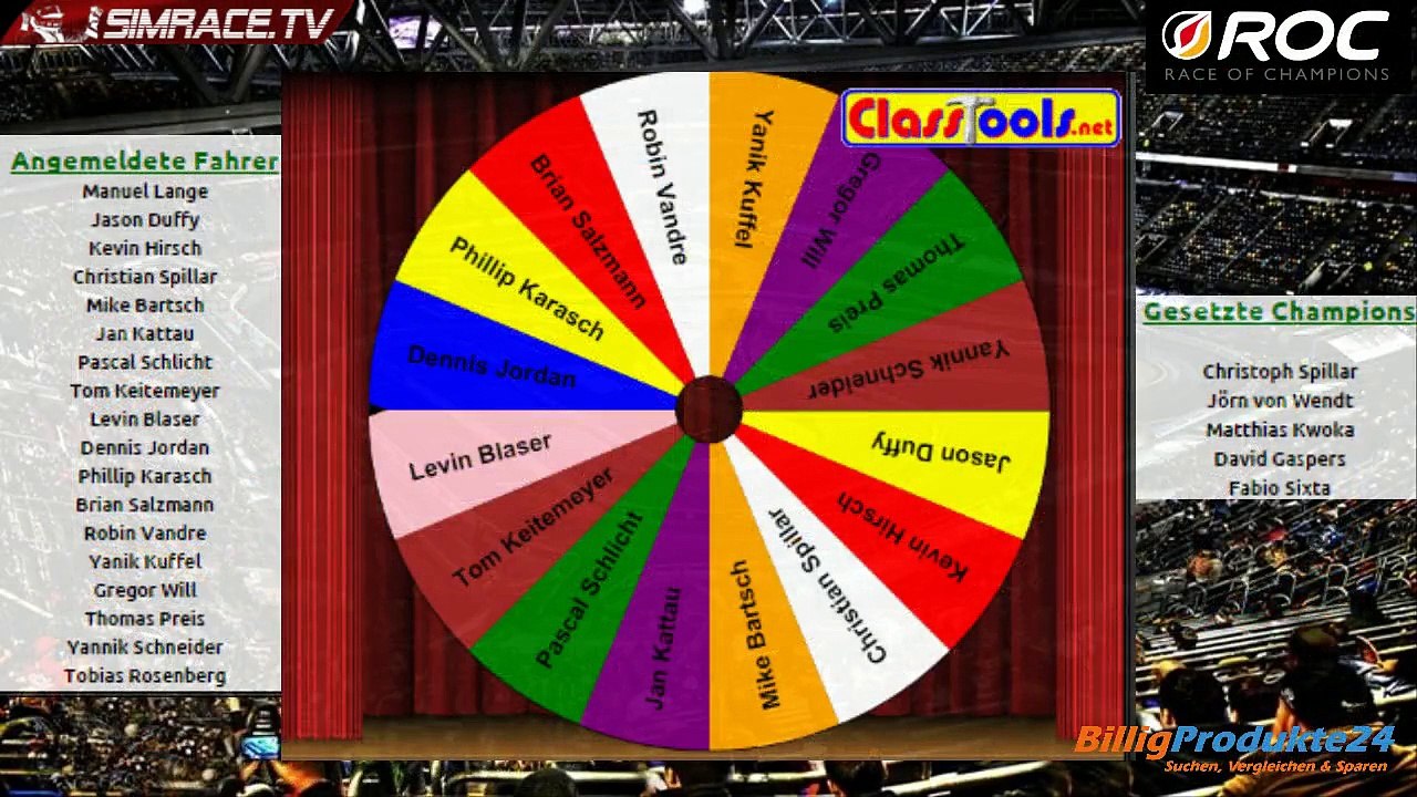 GR RoC 2015 - Liveauslosung