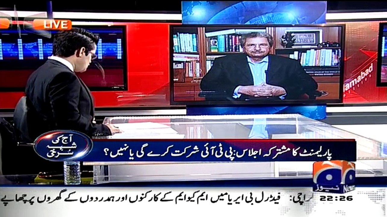 Aaj Shahzeb Khanzada Kay Sath (2-04-2015)