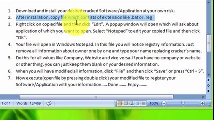 Register Software or Applications with Your Name