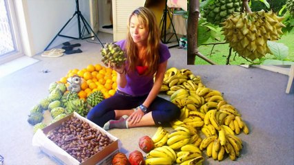 What I eat on the Banana Girl Diet (raw food) in one week!