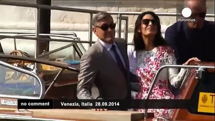 George Clooney makes first appearance since secretive Venice wedding - no comment