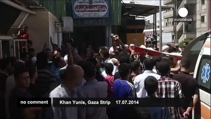 Grief in Gaza - Israeli airstrike kills three children - no comment