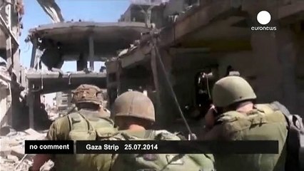 Israeli ground forces patrol Gaza - no comment