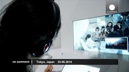 Lifelike humanoids exhibited in Japan - no comment