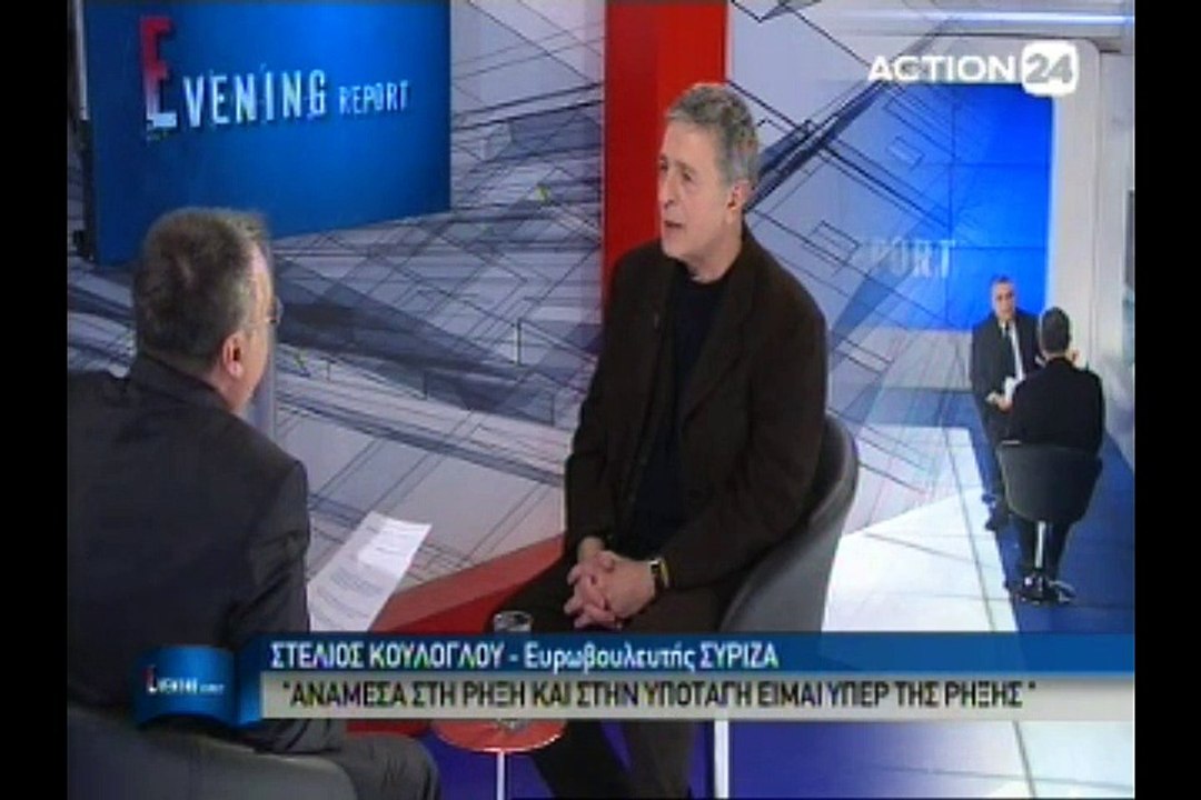 Ο Στέλιος Κούλογλου στο Evening Report 02-04-2015