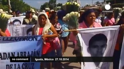 Mexico march for missing students - no comment