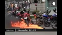 Peru protest over eviction death - no comment