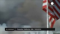 Raging wildfire threatens California - no comment