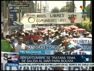 Mov. sociales de El Salvador presentes en Cumbre de las Américas