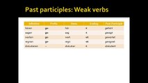 The Present Perfect Tense: German Strong Verbs