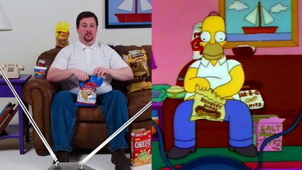 Snacking with Homer Simpson