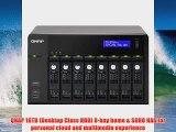 QNAP 16TB Desktop Class HDD 8bay home SOHO NAS for personal cloud and multimedia experience