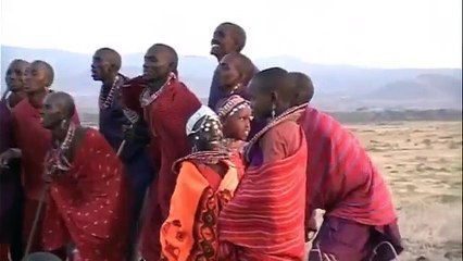 Maasai Dancing and Jumping