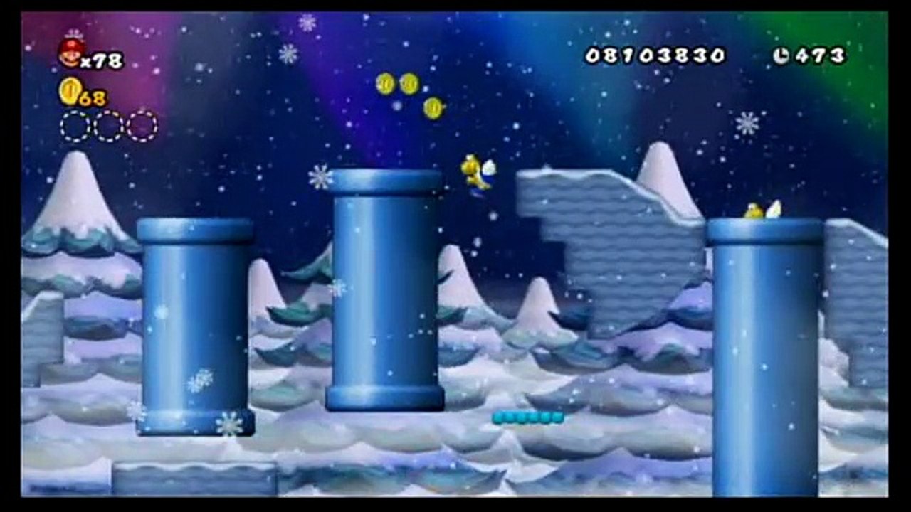 Newer Super Mario Bros Wii 100%: World 9 - Bonus Land