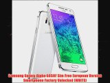 Samsung Galaxy Alpha G850F Sim Free European Version Smartphone Factory Unlocked WHITE