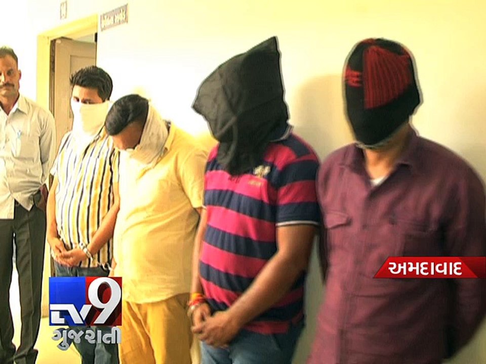 7 held for blackmail, extortion bid posing as journalists - Tv9 Gujarati