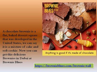 Brownies Blues Dubai – Happiness Starts Here