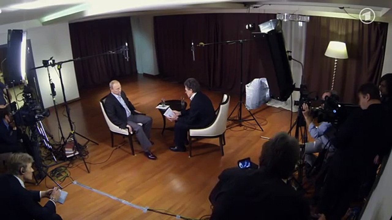 English: Exclusive ARD interview with Russian President Putin | Günther Jauch | ARD