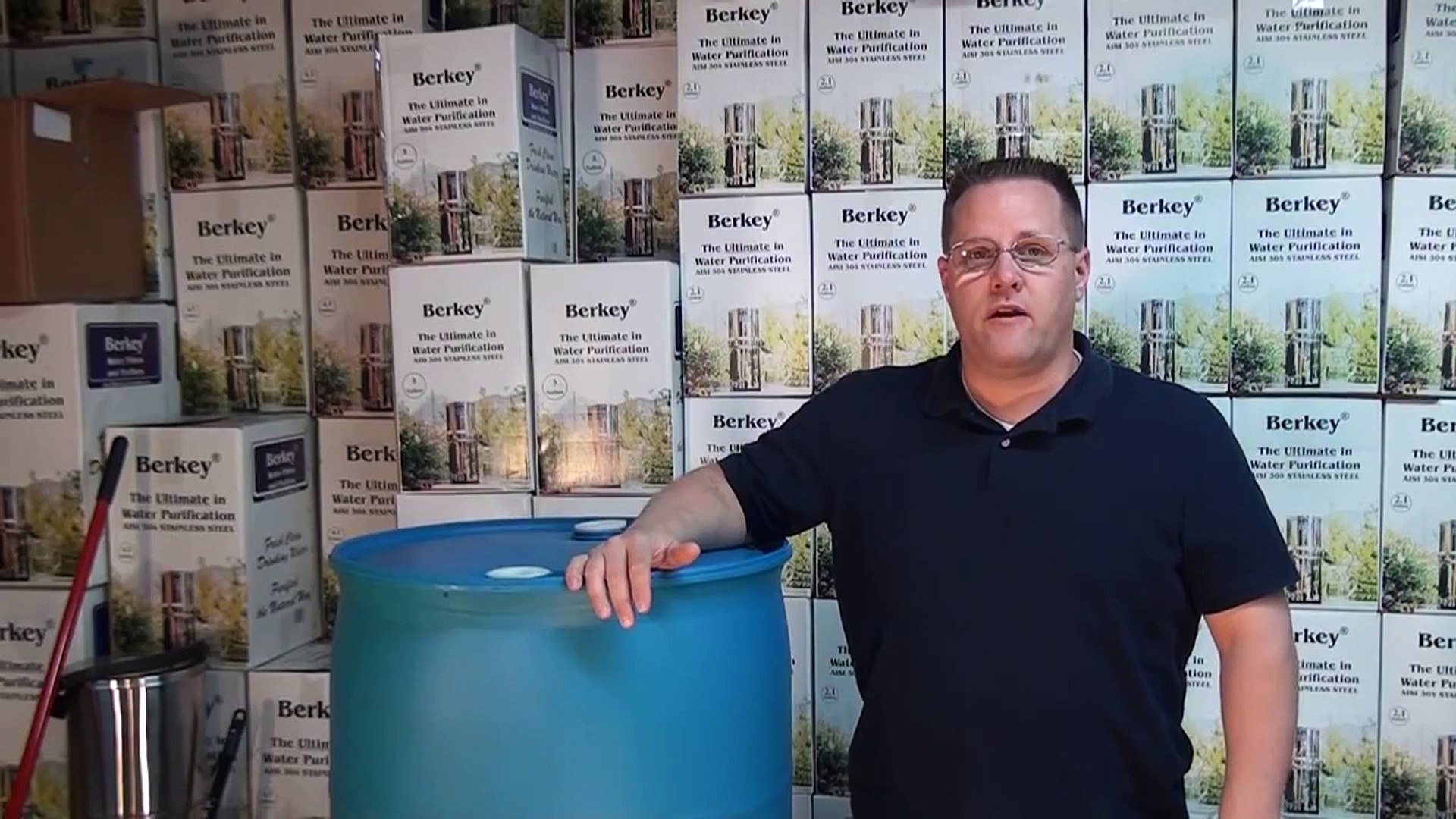 55 Gallon Water Barrel for Water Storage - How to Store Water