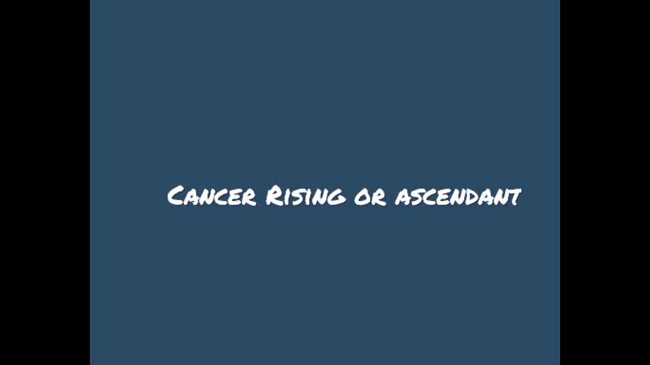 cancer rising