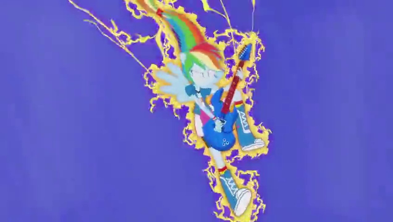 My Little Pony: Equestria Girls - Rainbow Rocks | Cortos Animados [2º Corto] Duelo de Guitarras (Español Latino)