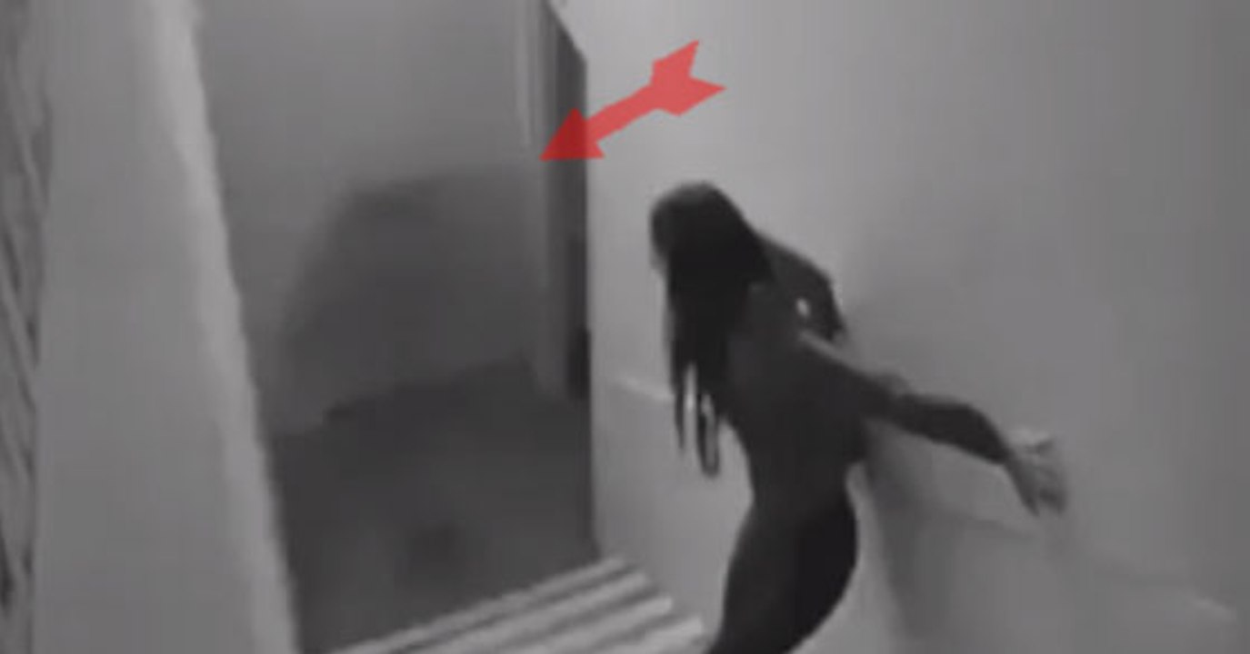 OMG!! Real Ghost caught on CCTV